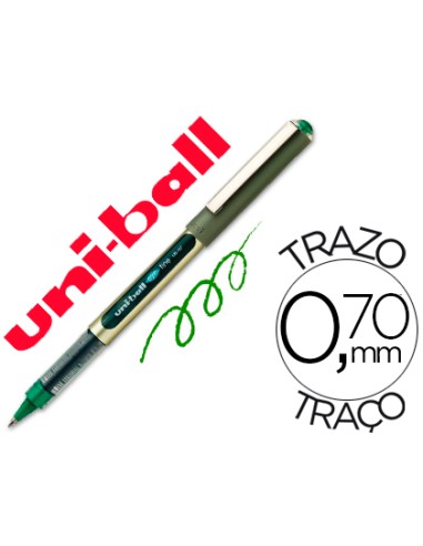 Rotulador uni ball roller ub 157 verde 07 mm unidad