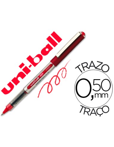 Rotulador uni ball roller ub 150 micro eye rojo 05 mm unidad