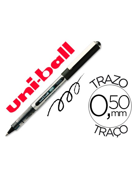 Rotulador uni ball roller ub 150 micro eye negro 05 mm unidad