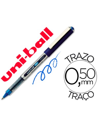 Rotulador uni ball roller ub 150 micro eye azul 05 mm unidad