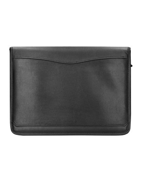 Carpeta portafolios q connect cremallera 4 anillas 20 mm concalculadora con bolsa para movil color negro 260x355 mm
