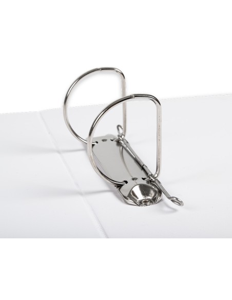 Carpeta canguro 2 anillas mixtas 55mm liderpapel a4 plastico blanca