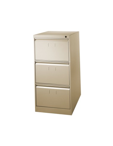 Fichero cajones de suelo metalico de 3 cajones 101 alto65 prof 475 ancho color beige n34