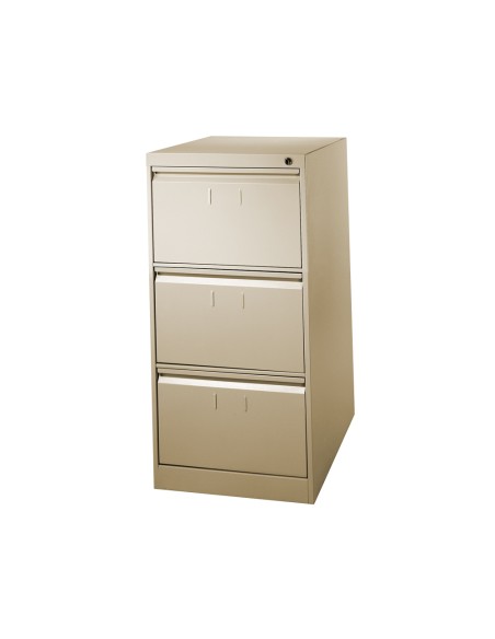 Fichero cajones de suelo metalico de 3 cajones 101 alto65 prof 475 ancho color beige n34