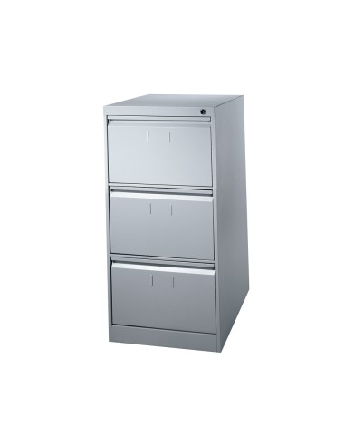 Fichero cajones de suelo metalico de 3 cajones 101 alto65 prof 475 ancho color gris n1375