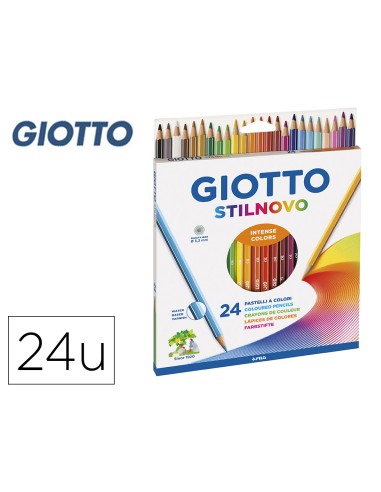 Lapices de colores giotto stilnovo 24 colores unidad