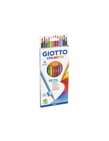 Lapices de colores giotto stilnovo 12 colores unidad