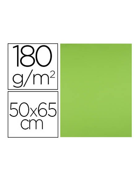 Cartulina liderpapel 50x65 cm 180g m2 verde hierba