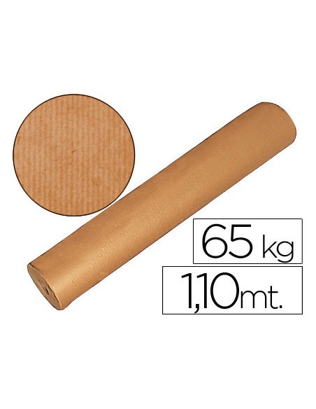 Papel kraft marron bobina 110 mt de altura 60 65 kg longitud 812 mt