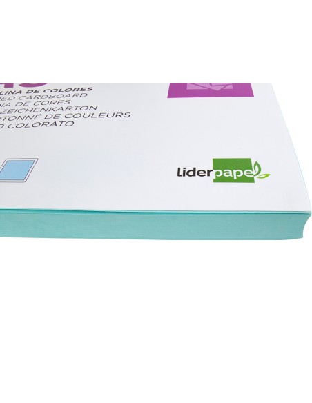 Cartulina liderpapel a3 180g m2 celeste paquete de 100 hojas