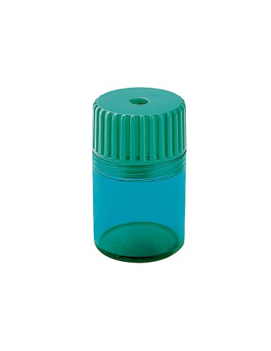 Sacapuntas mr 914 plastico 1 uso con deposito cuchilla fijada por presion