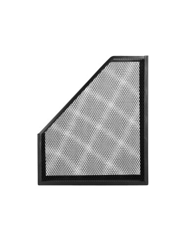 Revistero metalico q connect rejilla negro 79x289x250 mm