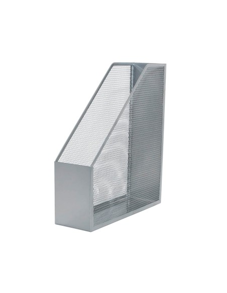Revistero metalico q connect rejilla gxa29 gris 87x295x250 mm