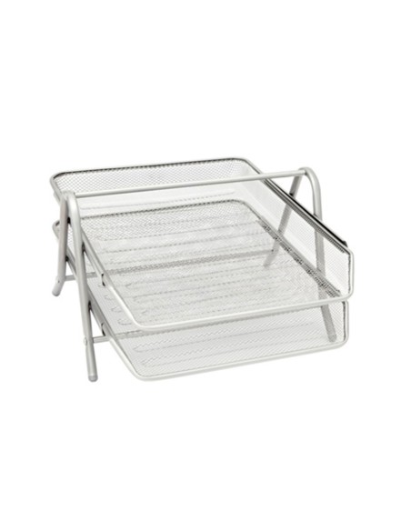Bandeja sobremesa metalica q connect rejilla gxa100 plata2 bandejas movibles 300x185x 350 mm