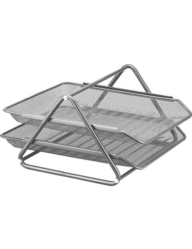 Bandeja sobremesa metalica q connect rejilla gxa100 plata2 bandejas movibles 300x185x 350 mm