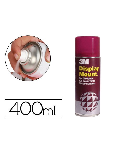 Pegamento 3m spray display mount adhesivo permanente bote de 400 ml Pegamento 3m spray display mount adhesivo permanente bote de 400 ml