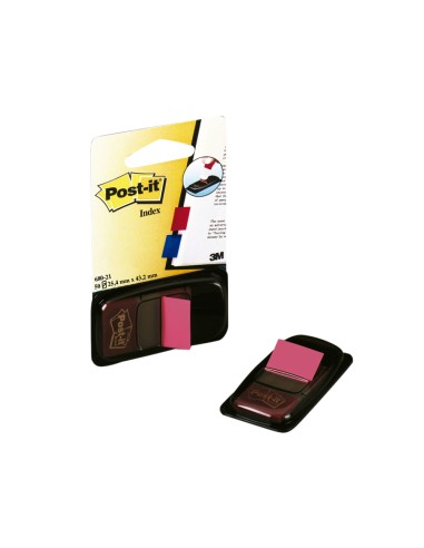 Banderitas separadoras 680 21 rosa brillo dispensador de 50