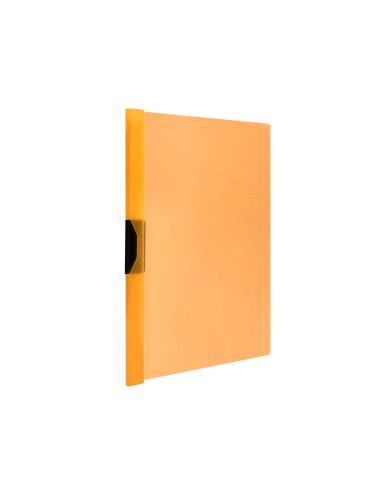Carpeta liderpapel dossier pinza lateral 45301 polipropileno din a4 naranja 30 hojas pinza deslizante