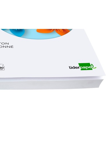 Cartulina liderpapel a3 180g m2 blanco paquete de 100 hojas