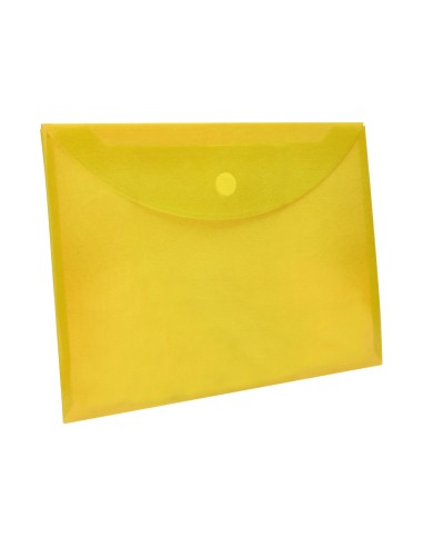 Carpeta liderpapel dossier a4 cierre de velcro amarilla