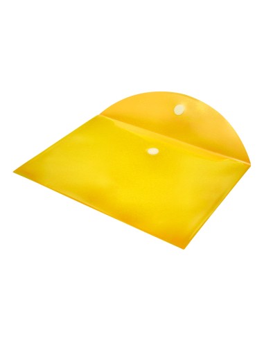 Carpeta liderpapel dossier a4 cierre de velcro amarilla