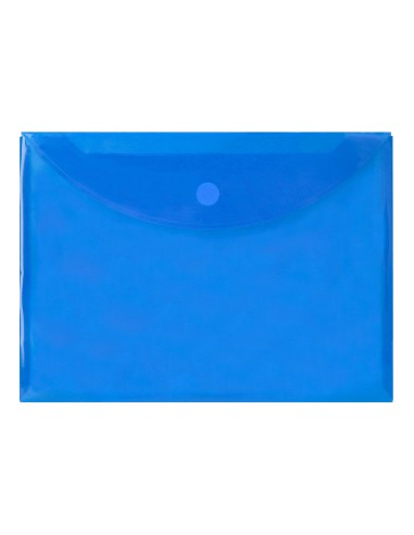 Carpeta liderpapel dossier a4 cierre de velcro azul