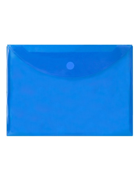 Carpeta liderpapel dossier a4 cierre de velcro azul