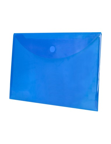 Carpeta liderpapel dossier a4 cierre de velcro azul
