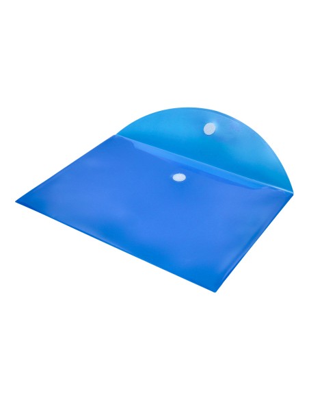 Carpeta liderpapel dossier a4 cierre de velcro azul