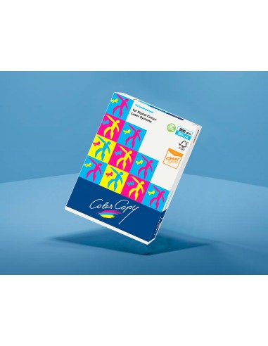 Papel fotocopiadora color copy din a4 200 gramos paquete de 250 hojas