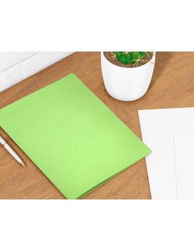 Subcarpeta liderpapel din a4 verde intenso 180g m2