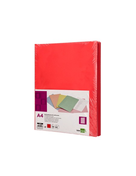 Subcarpeta liderpapel din a4 rojo intenso 180g m2