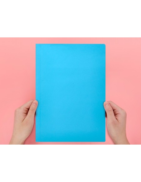Subcarpeta liderpapel din a4 celeste intenso 180g m2