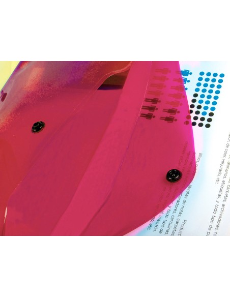 Carpeta liderpapel dossier broche 34350 polipropileno din a5 roja transparente