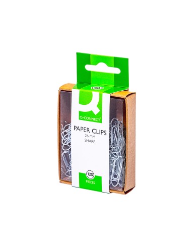 Clips niquelados q connect 26 mm caja de 125 unidades