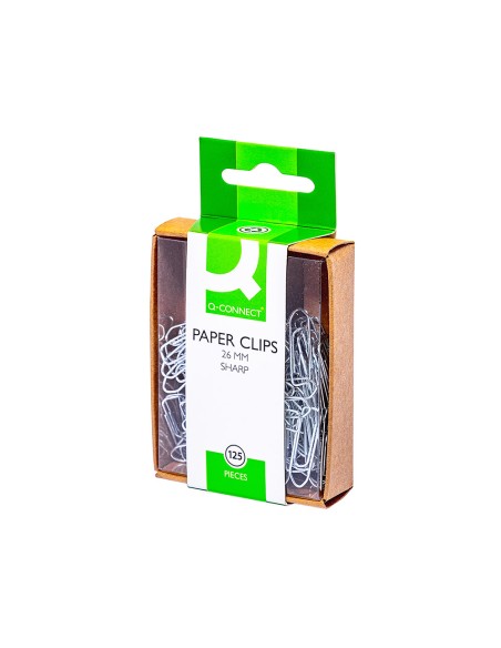 Clips niquelados q connect 26 mm caja de 125 unidades