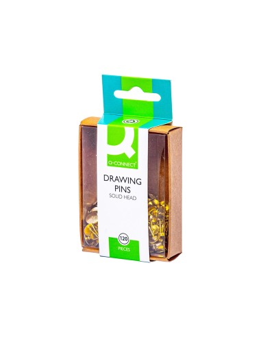 Chincheta q connect dorada caja de 120 unidades