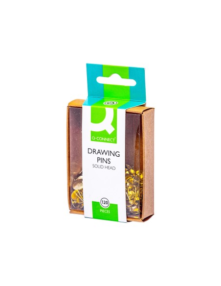 Chincheta q connect dorada caja de 120 unidades