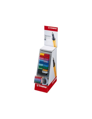 Rotulador stabilo point 88 punta de fibra punta fina expositor de 236 unidades 20 colores surtidos