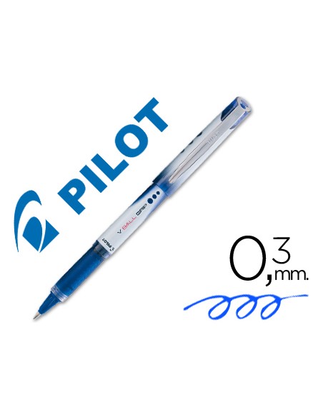 Rotulador pilot roller v ball grip azul 05 mm