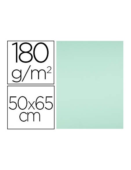 Cartulina liderpapel 50x65 cm 180g m2 verde