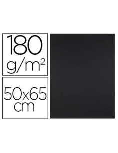 Cartulina liderpapel 50x65 cm 180g m2 negro