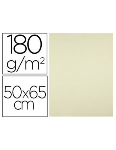 Cartulina liderpapel 50x65 cm 180g m2 amarillo