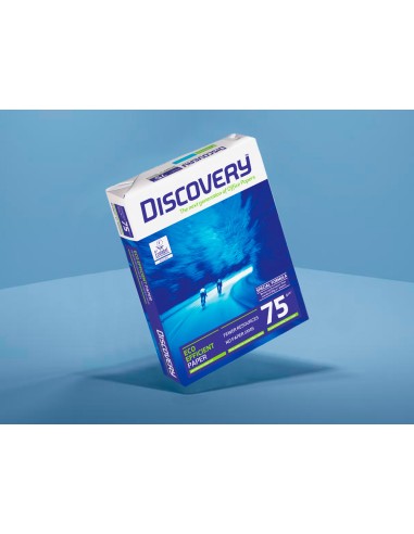 Papel fotocopiadora discovery din a4 75 gramos papel multiuso ink jet y laser paquete de 500 hojas