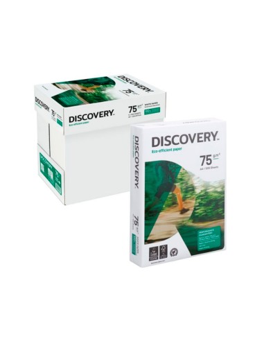 Papel fotocopiadora discovery din a4 75 gramos papel multiuso ink jet y laser paquete de 500 hojas