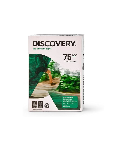 Papel fotocopiadora discovery din a4 75 gramos papel multiuso ink jet y laser paquete de 500 hojas