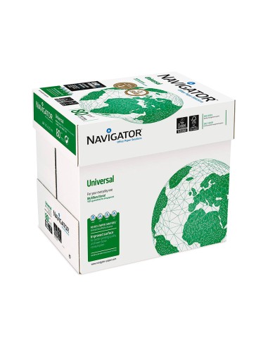 Papel fotocopiadora navigator din a3 80 gramos papel multiuso ink jet y laser paquete de 500 hojas