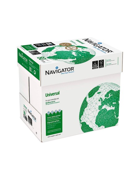 Papel fotocopiadora navigator din a3 80 gramos papel multiuso ink jet y laser paquete de 500 hojas