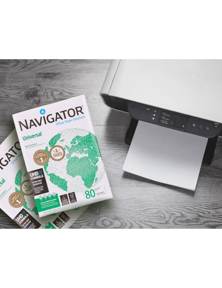 Papel fotocopiadora navigator din a4 80 gramos paquete de 500 hojas