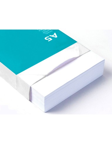 Papel liderpapel a5 80g m2 liso paquete de 500 hojas